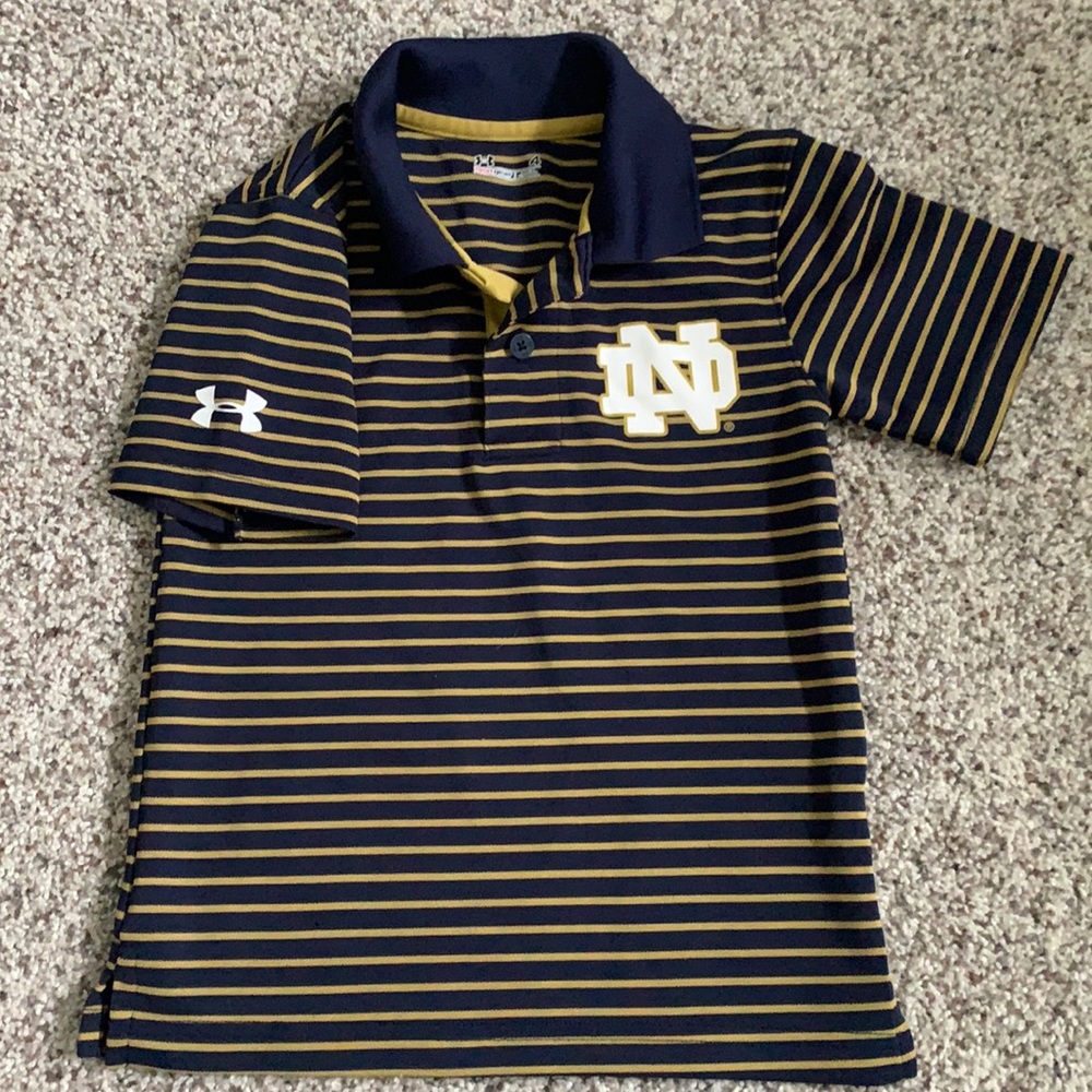 Kids Under Armour Notre Dame Shirt